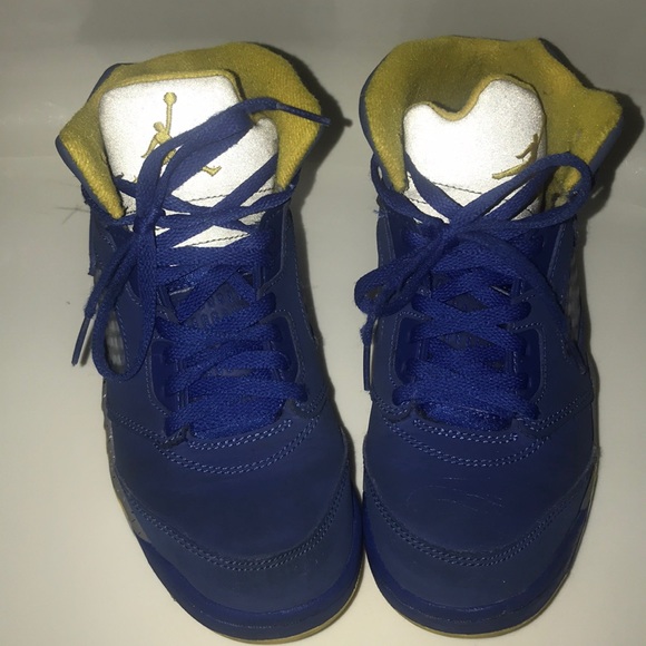 Boys Laney size 3 Y blue/yellow - Picture 2 of 9